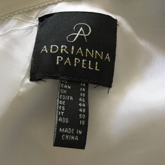 Adrianna Papell A-line One Shoulder Floral Print - Picture 10 of 10